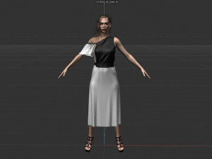 Anne Hathaway 3D Model