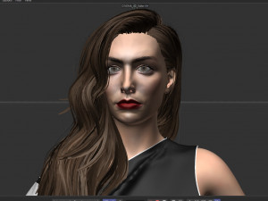 Anne Hathaway 3D Model