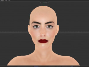Anne Hathaway 3D Model