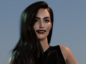 Anne Hathaway 3D Model