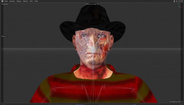 Freddy Krueger 3D Model in Fantasy 3DExport