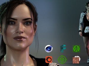 Olivia Wild 3D Model