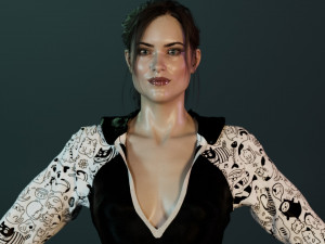 Olivia Wild 3D Model