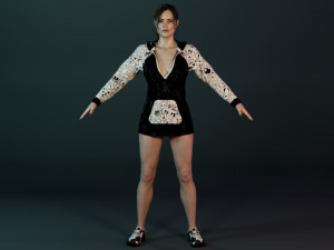 Olivia Wild 3D Model