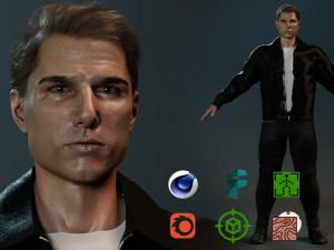 Tom Cruise Modelo 3D