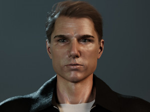 Tom Cruise 3Dモデル