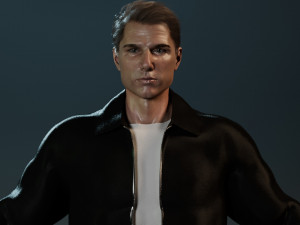 Tom Cruise 3Dモデル