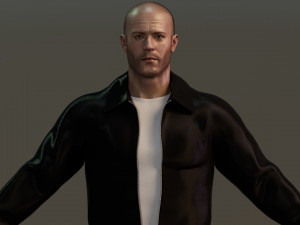 Jason Statham Model 3D