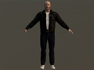 Jason Statham Model 3D