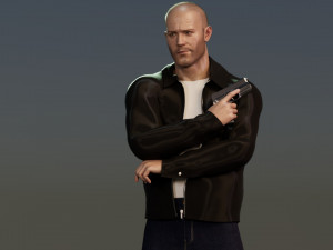 Jason Statham Model 3D