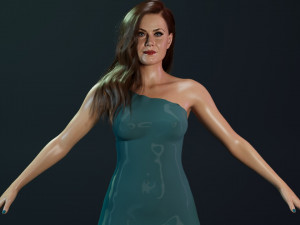Amy Adams Modèle 3D