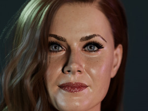 Amy Adams Modèle 3D