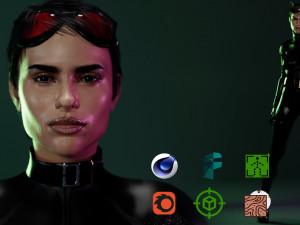 Catwoman Zoe Kravitz 3D Model