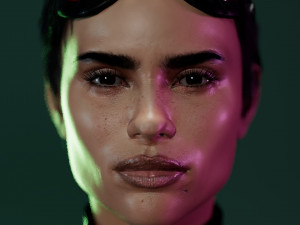 Catwoman Zoe Kravitz 3D Model