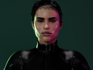 Catwoman Zoe Kravitz 3D Model