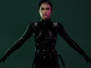 Catwoman Zoe Kravitz 3D Model