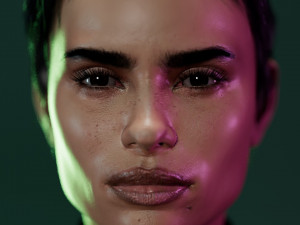 Catwoman Zoe Kravitz 3D Model