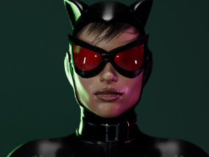 Catwoman Zoe Kravitz 3D Model