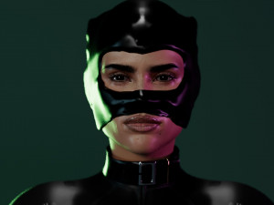 Catwoman Zoe Kravitz 3D Model
