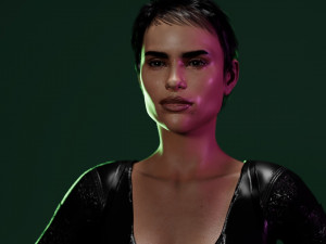 Catwoman Zoe Kravitz 3D Model