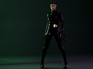 Catwoman Zoe Kravitz 3D Model