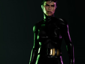 Catwoman Zoe Kravitz 3D Model