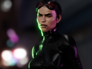 Catwoman Zoe Kravitz 3D Model