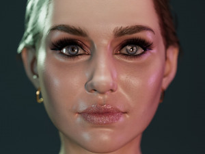 Miley Cyrus 3D Model
