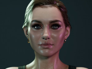 Miley Cyrus 3D Model