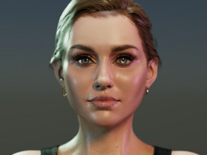 Miley Cyrus 3D Model