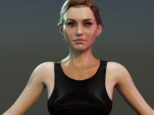 Miley Cyrus 3D Model