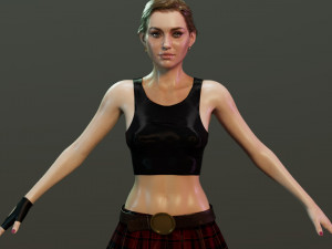 Miley Cyrus 3D Model