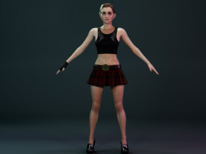 Miley Cyrus 3D Model