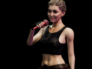 Miley Cyrus 3D Model