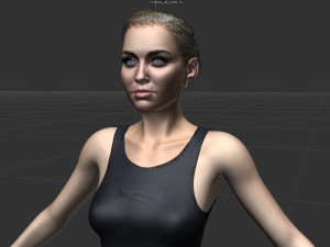 Miley Cyrus 3D Model