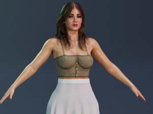 Kaley Cuoco 3D Model