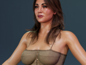 Kaley Cuoco 3D Model