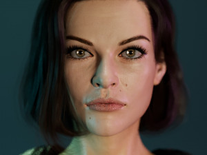 Milla jovovich Alice 3Dモデル