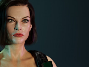 Milla jovovich Alice 3Dモデル