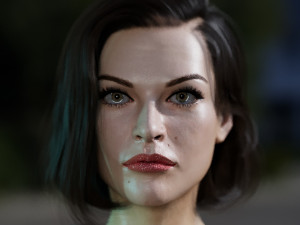 Milla jovovich Alice 3Dモデル