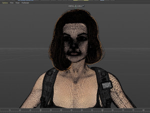 Milla jovovich Alice 3Dモデル