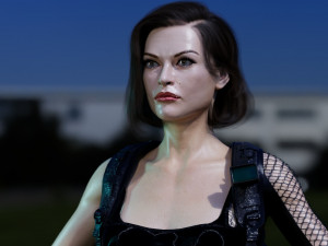 Milla jovovich Alice 3Dモデル