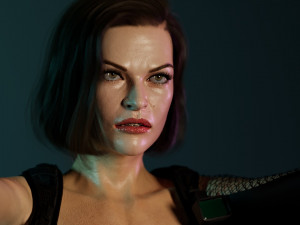 Milla jovovich Alice 3Dモデル