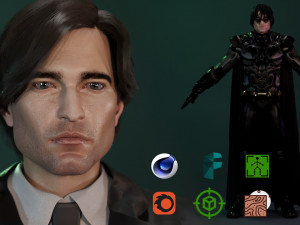 Robert pattinson The Batman 3Dモデル
