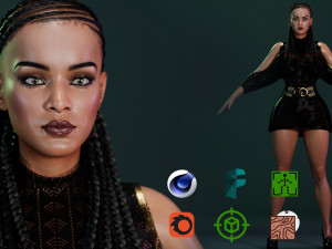 Rihanna 3Dモデル