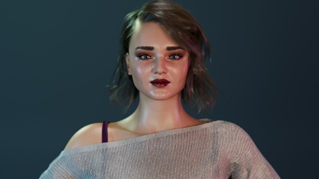 Miranda Kerr 3D Model .c4d .max .obj .3ds .fbx .stl .blend