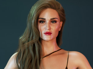 Rosie Huntington-whiteley 3D Model