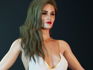 Rosie Huntington-whiteley 3D Model