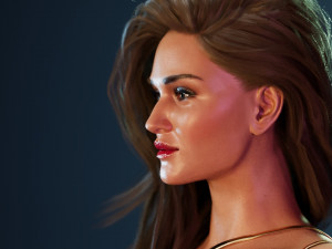 Rosie Huntington-whiteley 3D Model