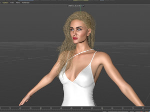Rosie Huntington-whiteley 3D Model